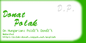 donat polak business card